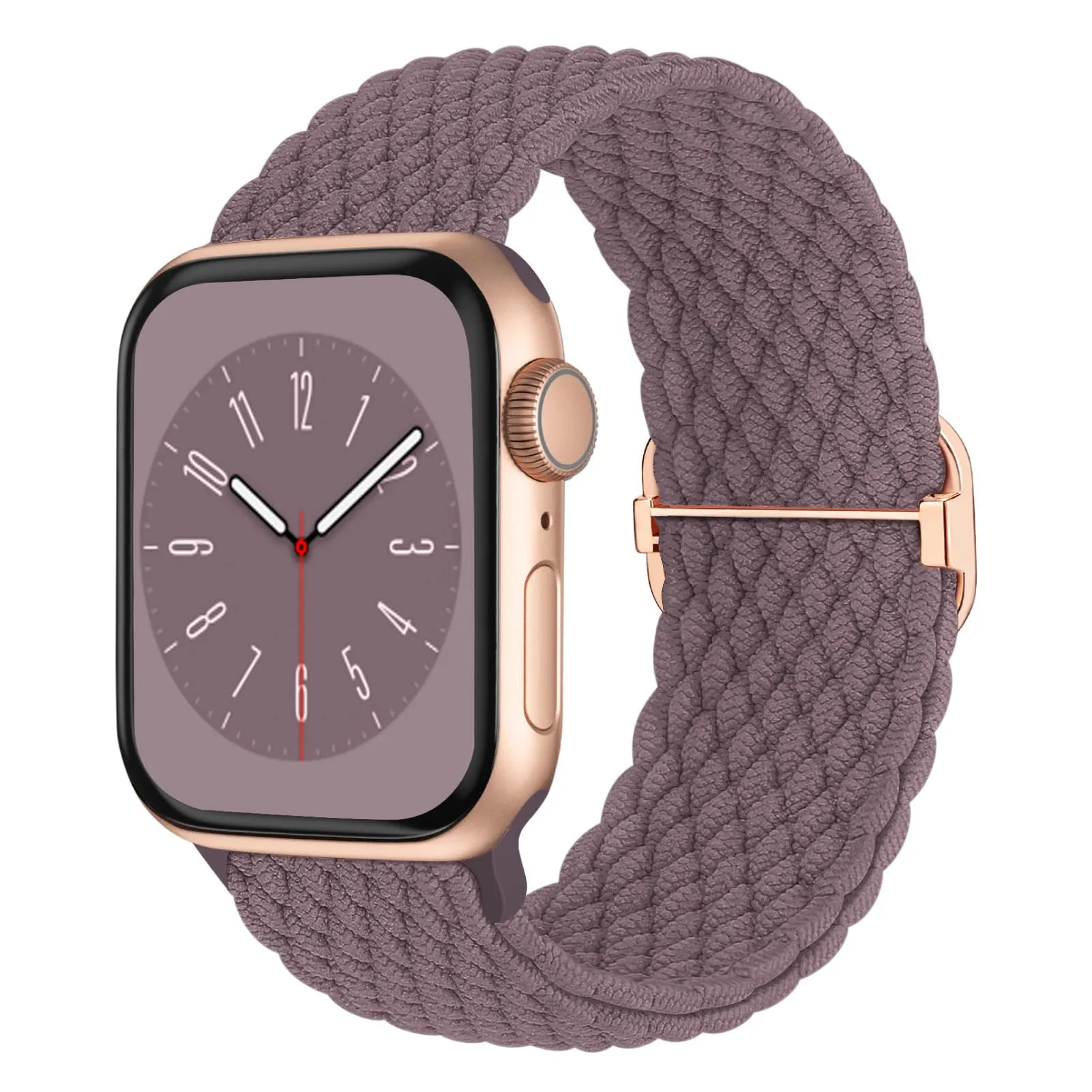 Nylon woven strap with adjustable buckle for Apple Watch, available in black and multiple colours, 38/40/41mm size
