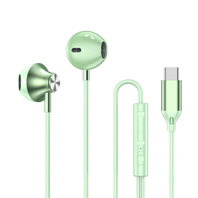 Digital decoding extra bass wired headset with mic, inline control, 1.2m cable, ABS, multiple colour options