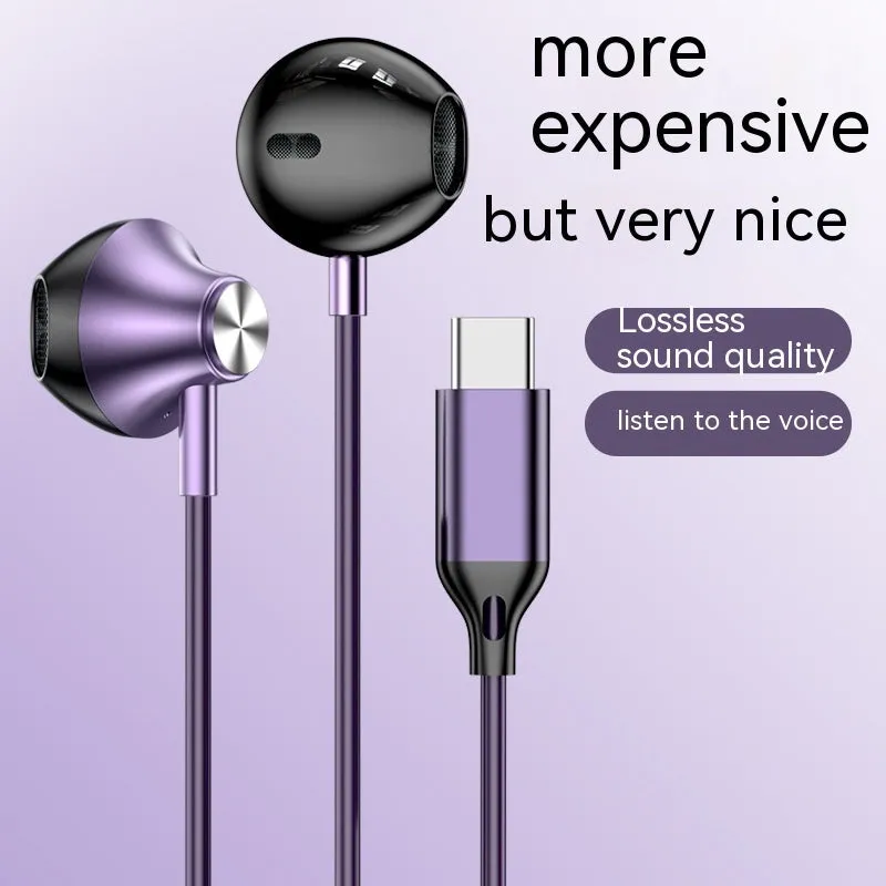 Digital decoding extra bass wired headset with mic, inline control, 1.2m cable, ABS, multiple colour options
