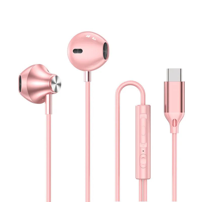 Digital decoding extra bass wired headset with mic, inline control, 1.2m cable, ABS, multiple colour options