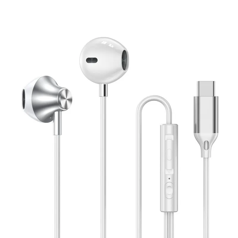 Digital decoding extra bass wired headset with mic, inline control, 1.2m cable, ABS, multiple colour options