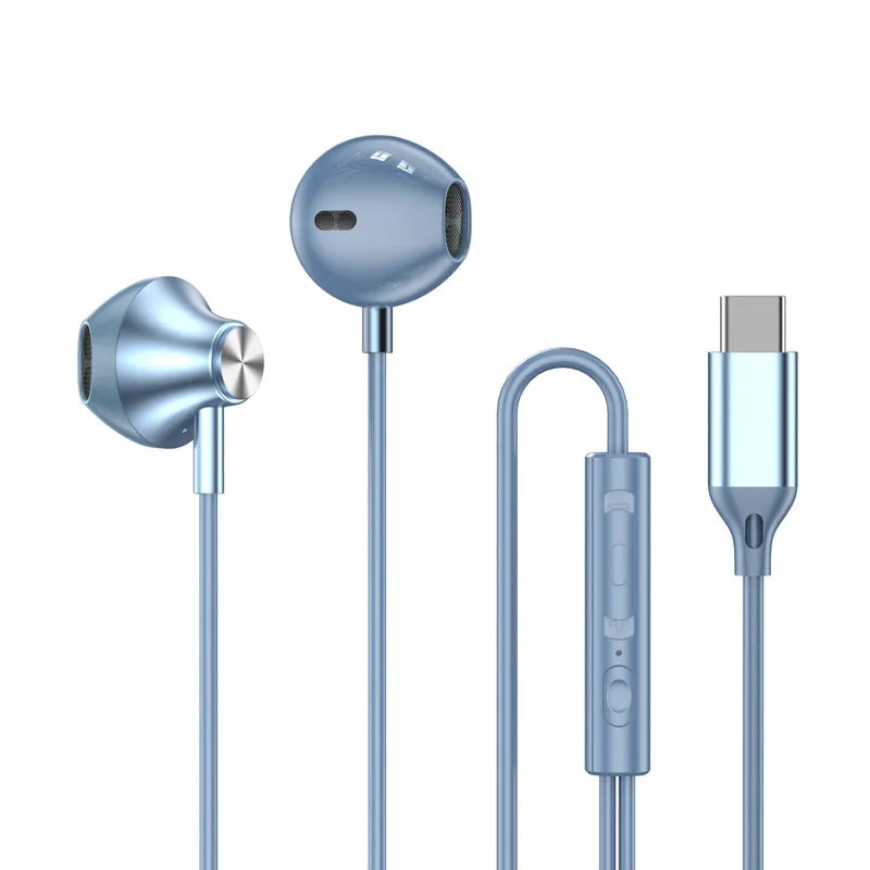 Digital decoding extra bass wired headset with mic, inline control, 1.2m cable, ABS, multiple colour options
