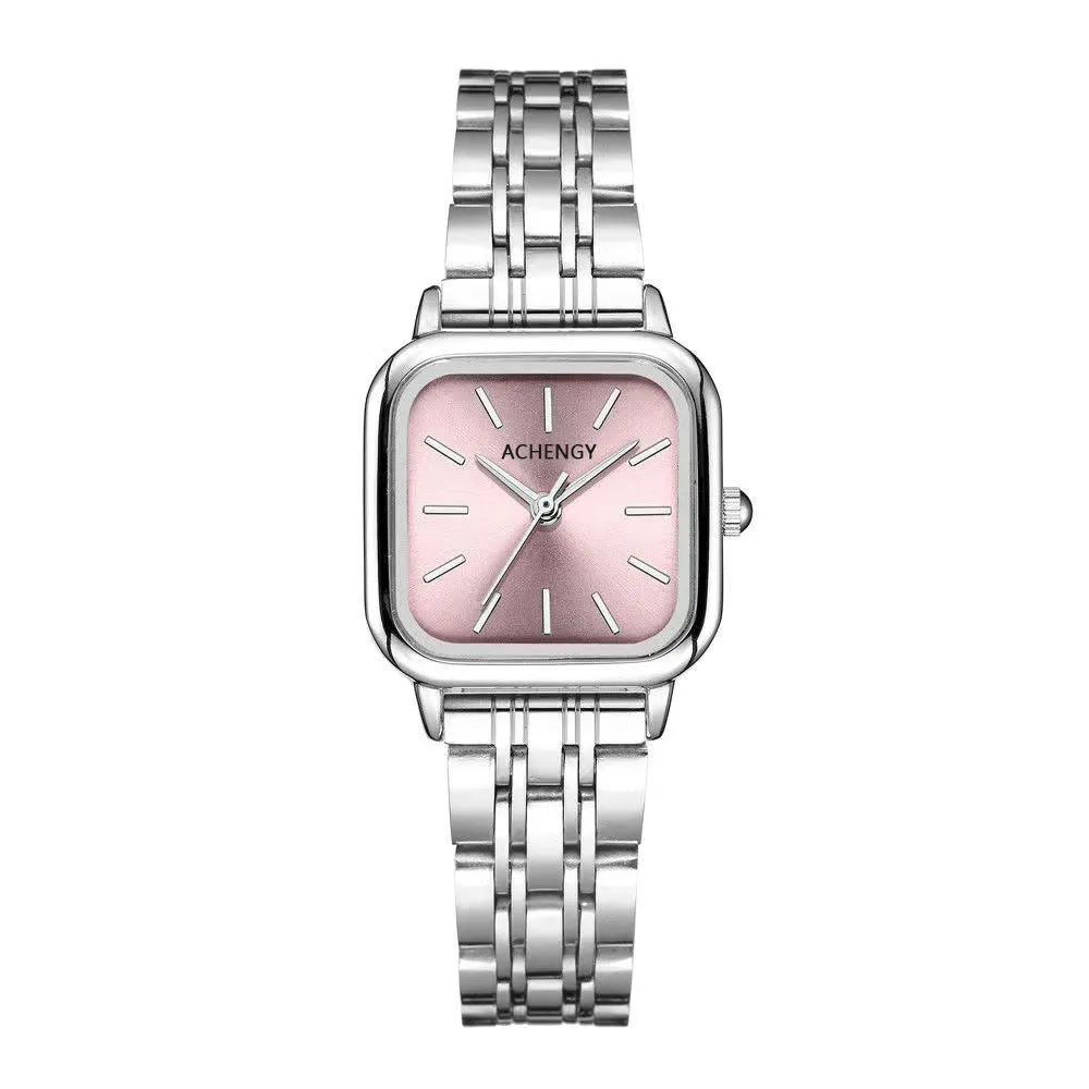Women's 8mm thin fashion quartz watch with bamboo band, multiple colour options available