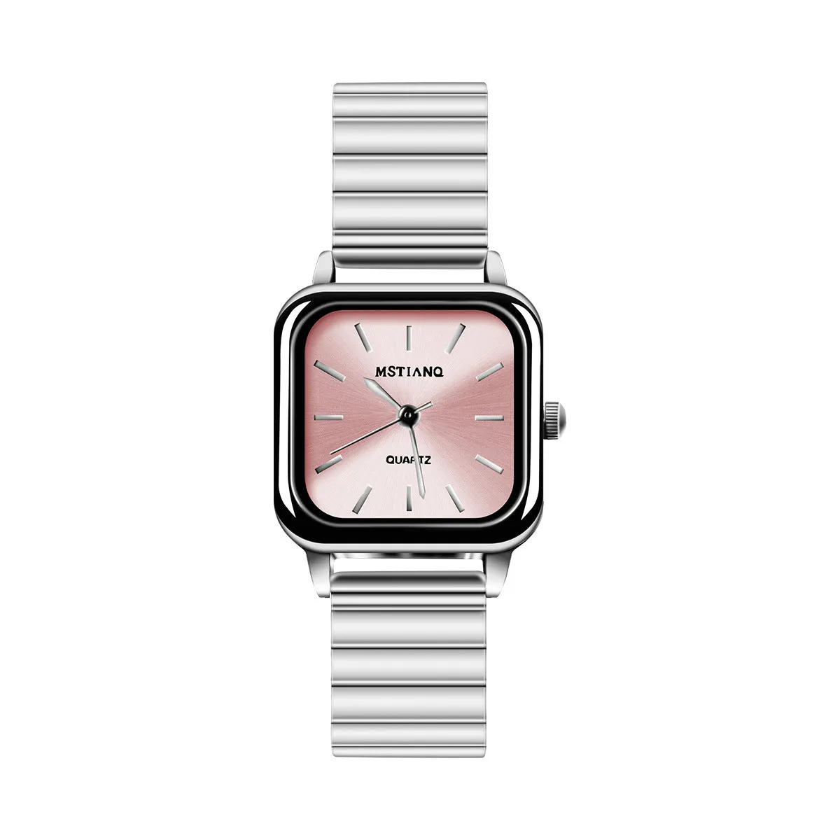 Women's 8mm thin fashion quartz watch with bamboo band, multiple colour options available