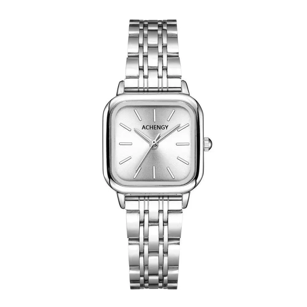 Women's 8mm thin fashion quartz watch with bamboo band, multiple colour options available