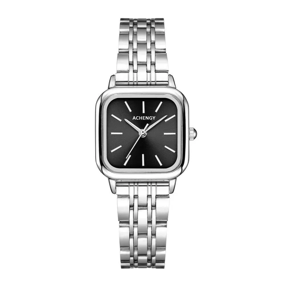 Women's 8mm thin fashion quartz watch with bamboo band, multiple colour options available