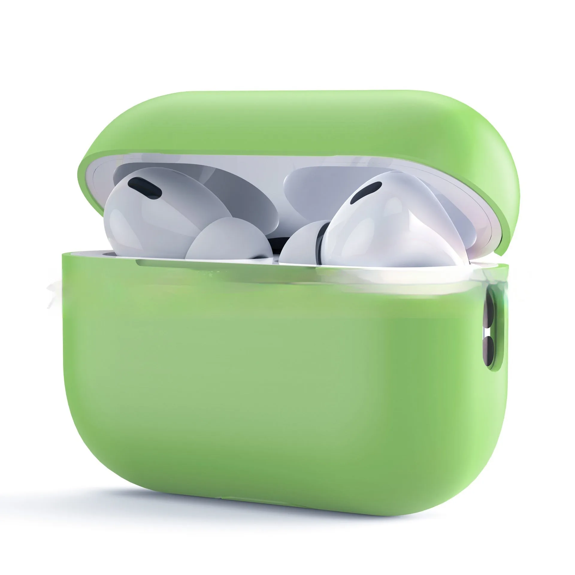 Ultra-thin liquid silicone split earphone sleeve for Apple AirPods in multiple colours with embossed texture