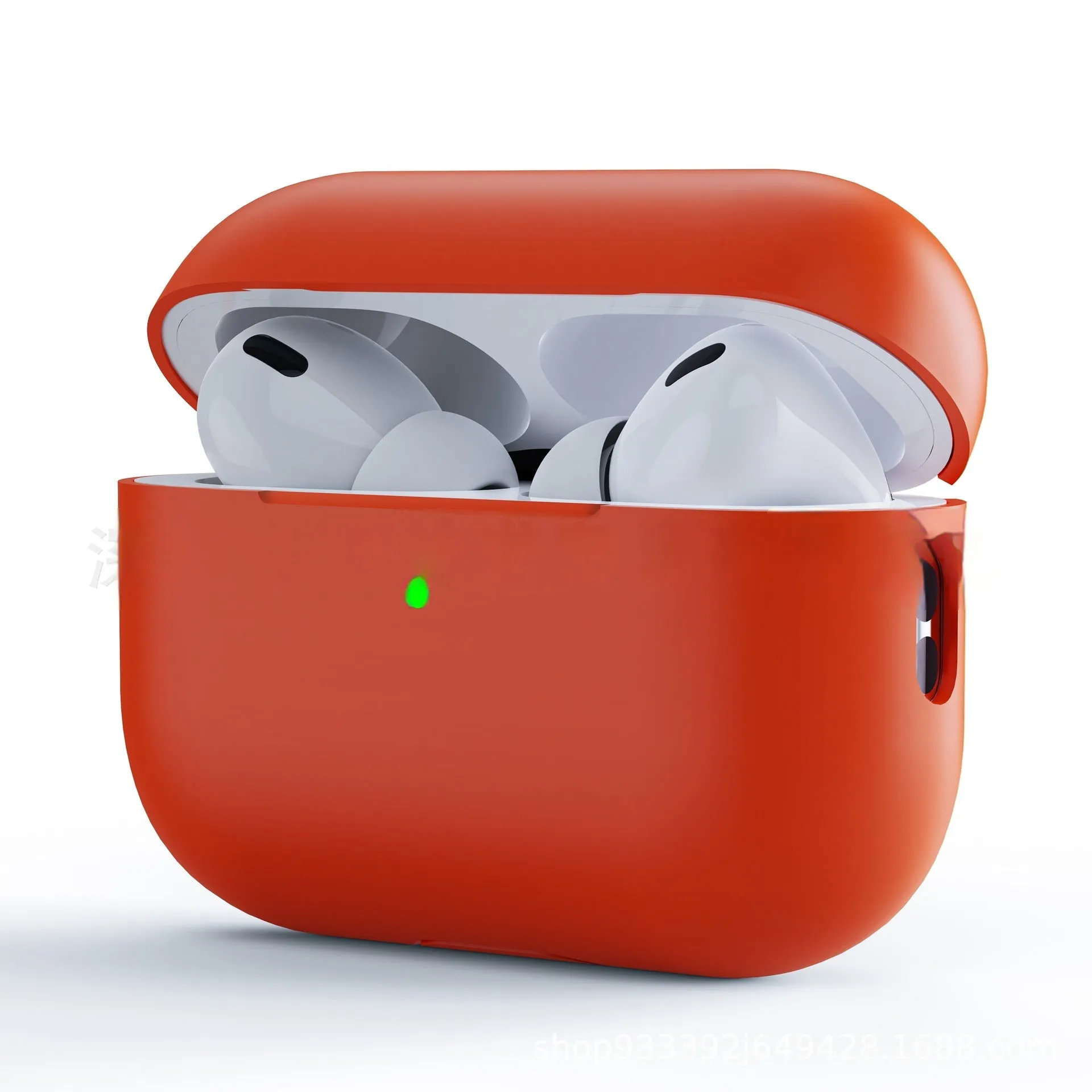 Ultra-thin liquid silicone split earphone sleeve for Apple AirPods in multiple colours with embossed texture