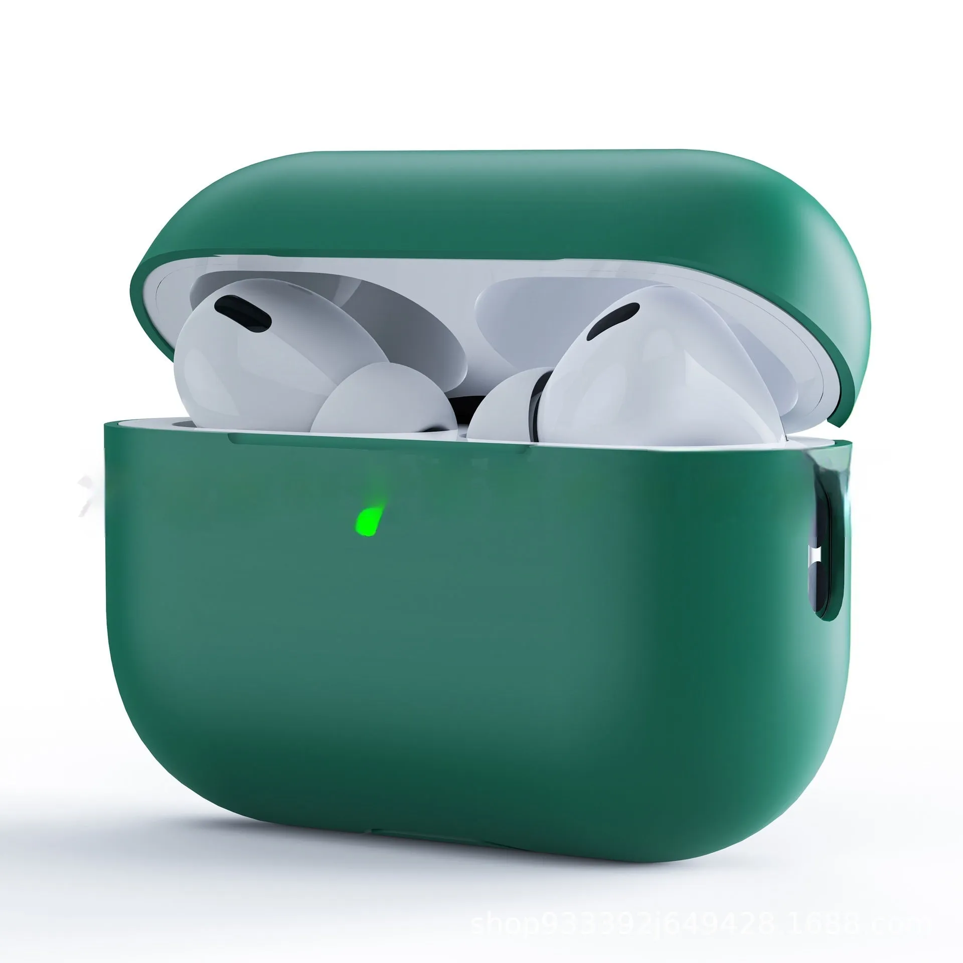 Ultra-thin liquid silicone split earphone sleeve for Apple AirPods in multiple colours with embossed texture