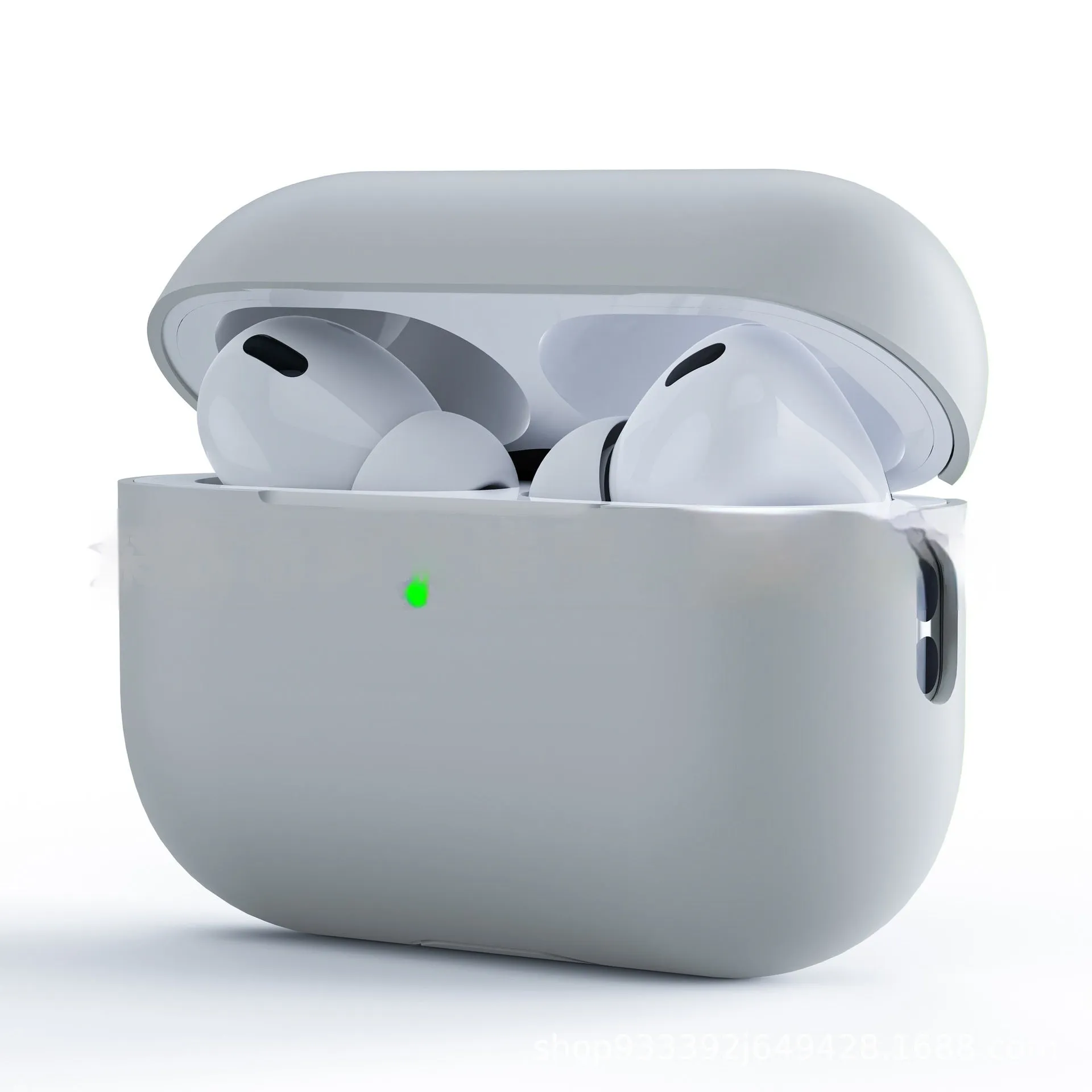 Ultra-thin liquid silicone split earphone sleeve for Apple AirPods in multiple colours with embossed texture