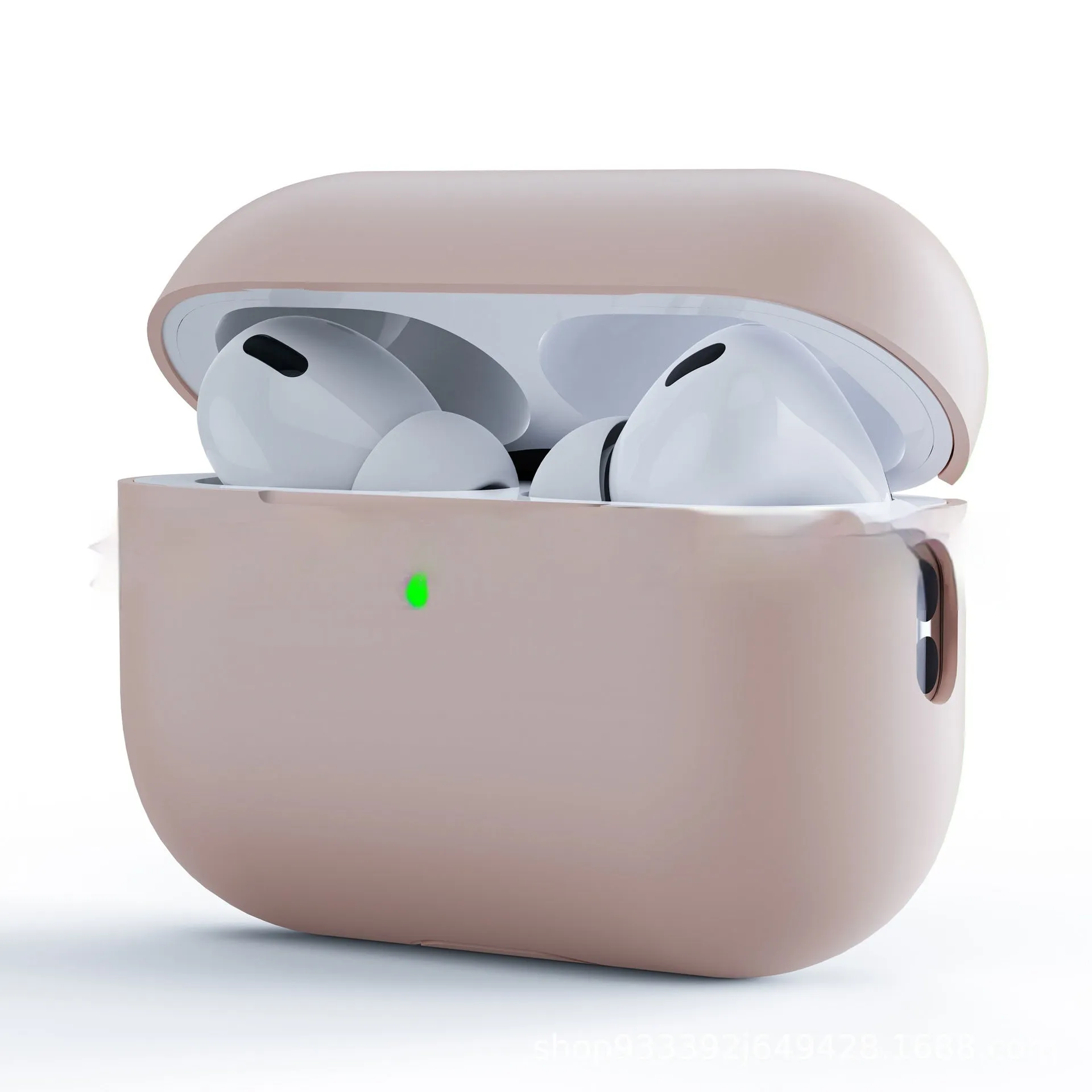 Ultra-thin liquid silicone split earphone sleeve for Apple AirPods in multiple colours with embossed texture