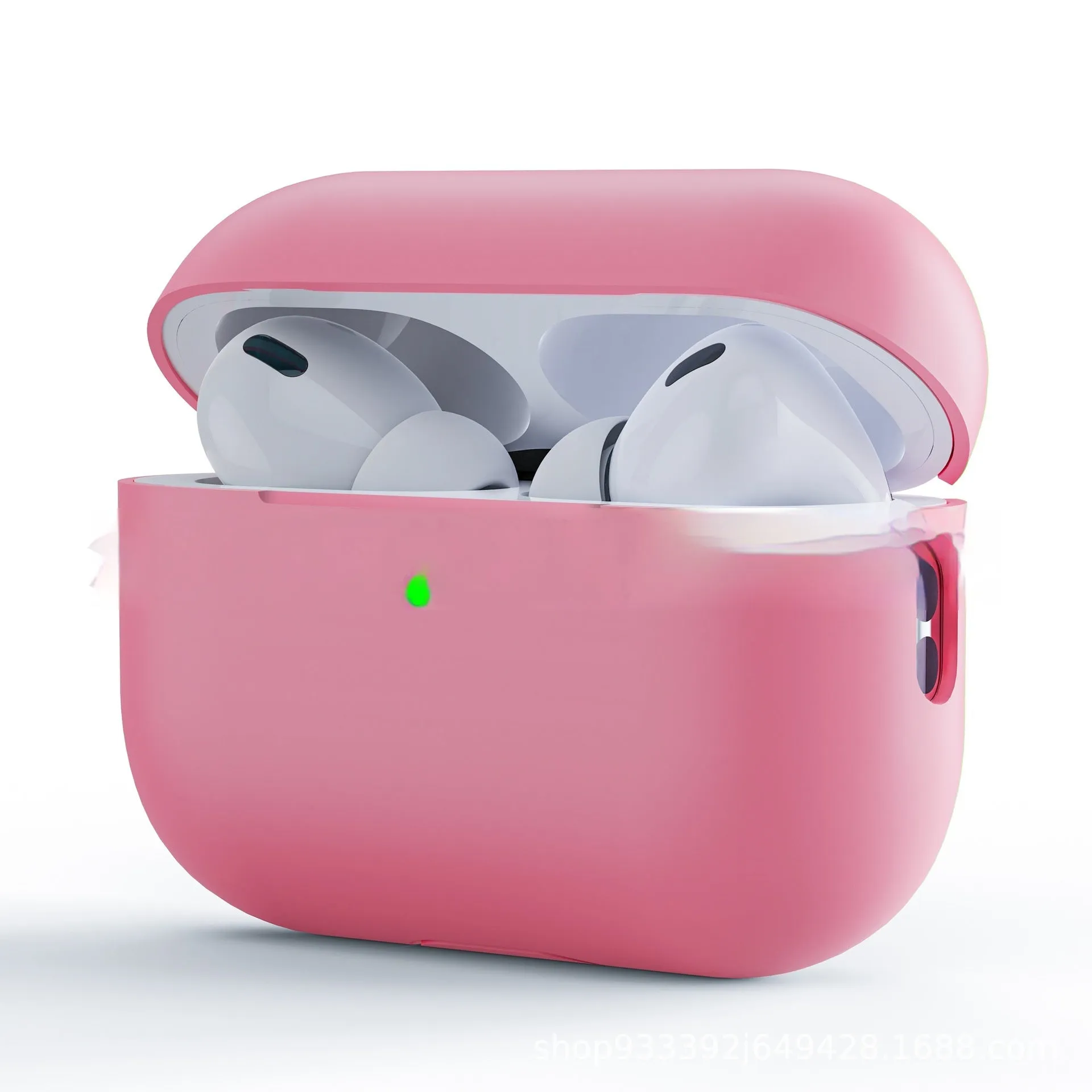 Ultra-thin liquid silicone split earphone sleeve for Apple AirPods in multiple colours with embossed texture