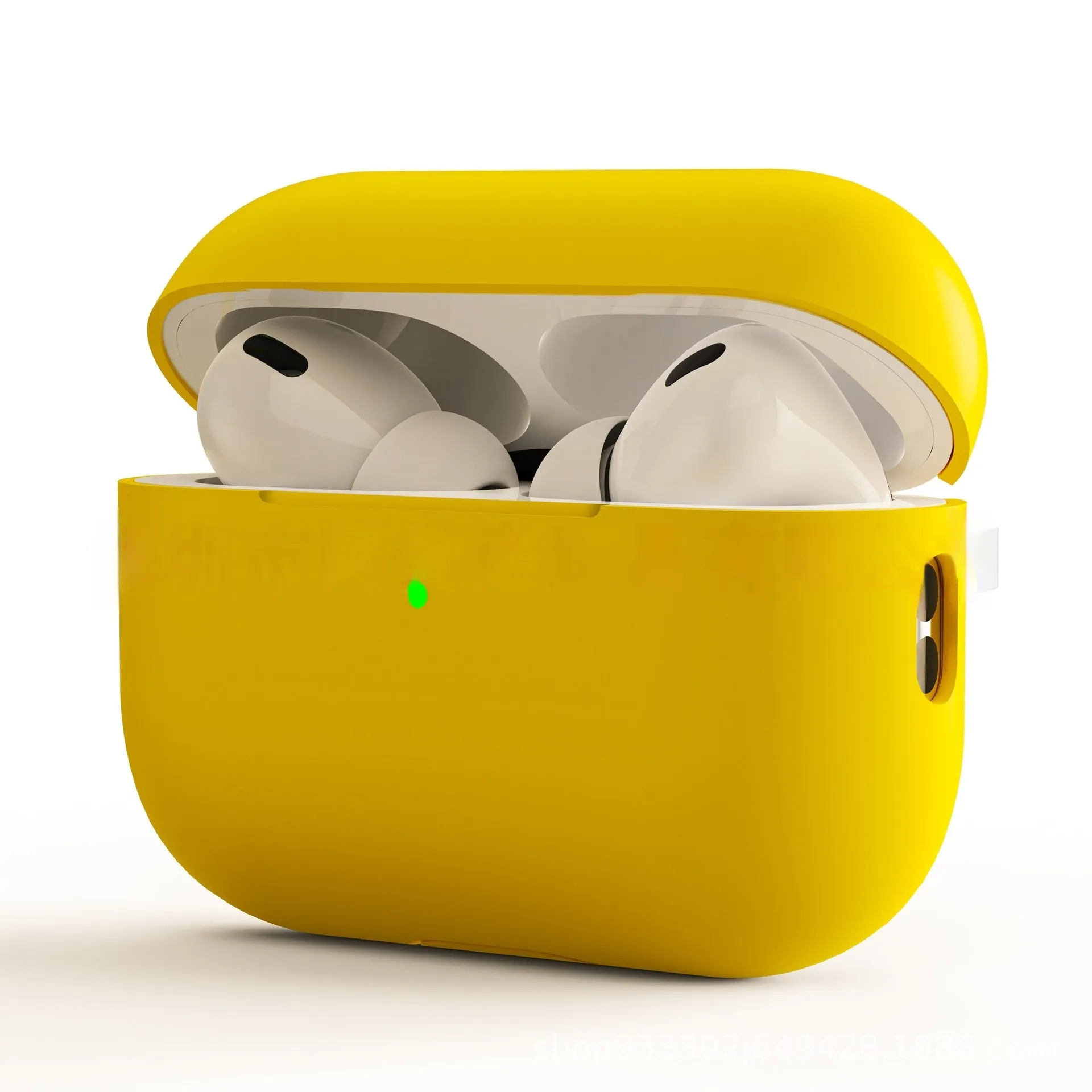 Ultra-thin liquid silicone split earphone sleeve for Apple AirPods in multiple colours with embossed texture