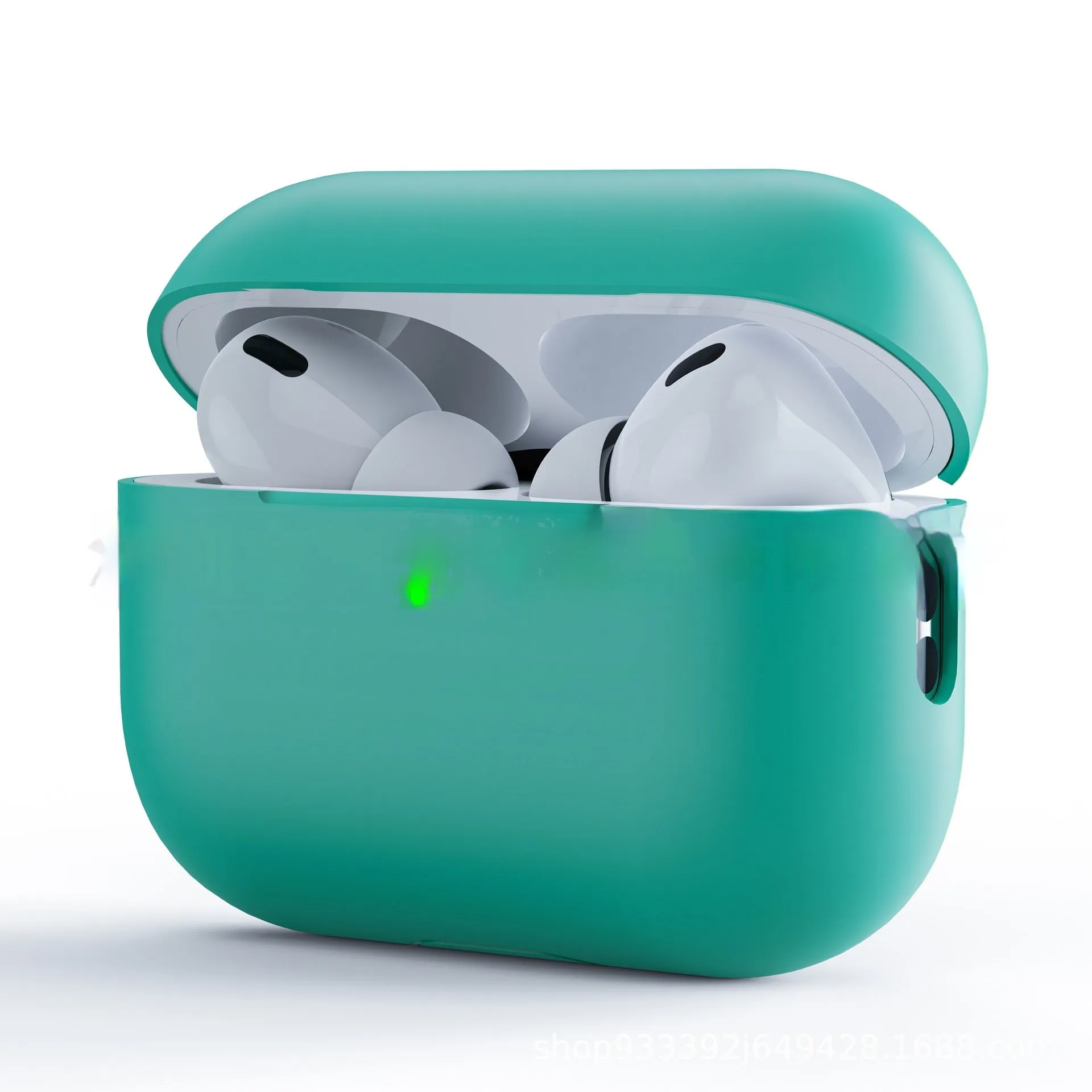 Ultra-thin liquid silicone split earphone sleeve for Apple AirPods in multiple colours with embossed texture