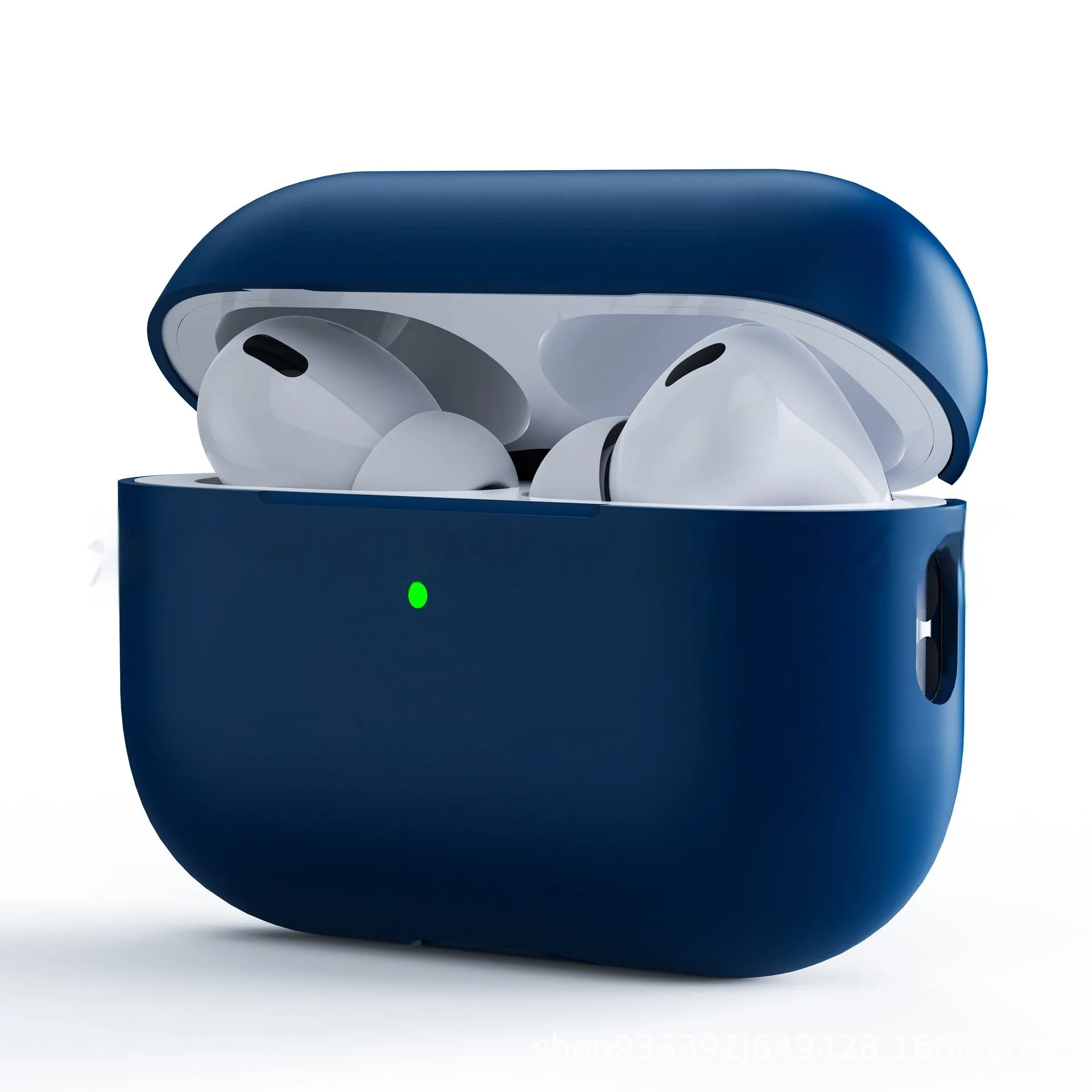 Ultra-thin liquid silicone split earphone sleeve for Apple AirPods in multiple colours with embossed texture