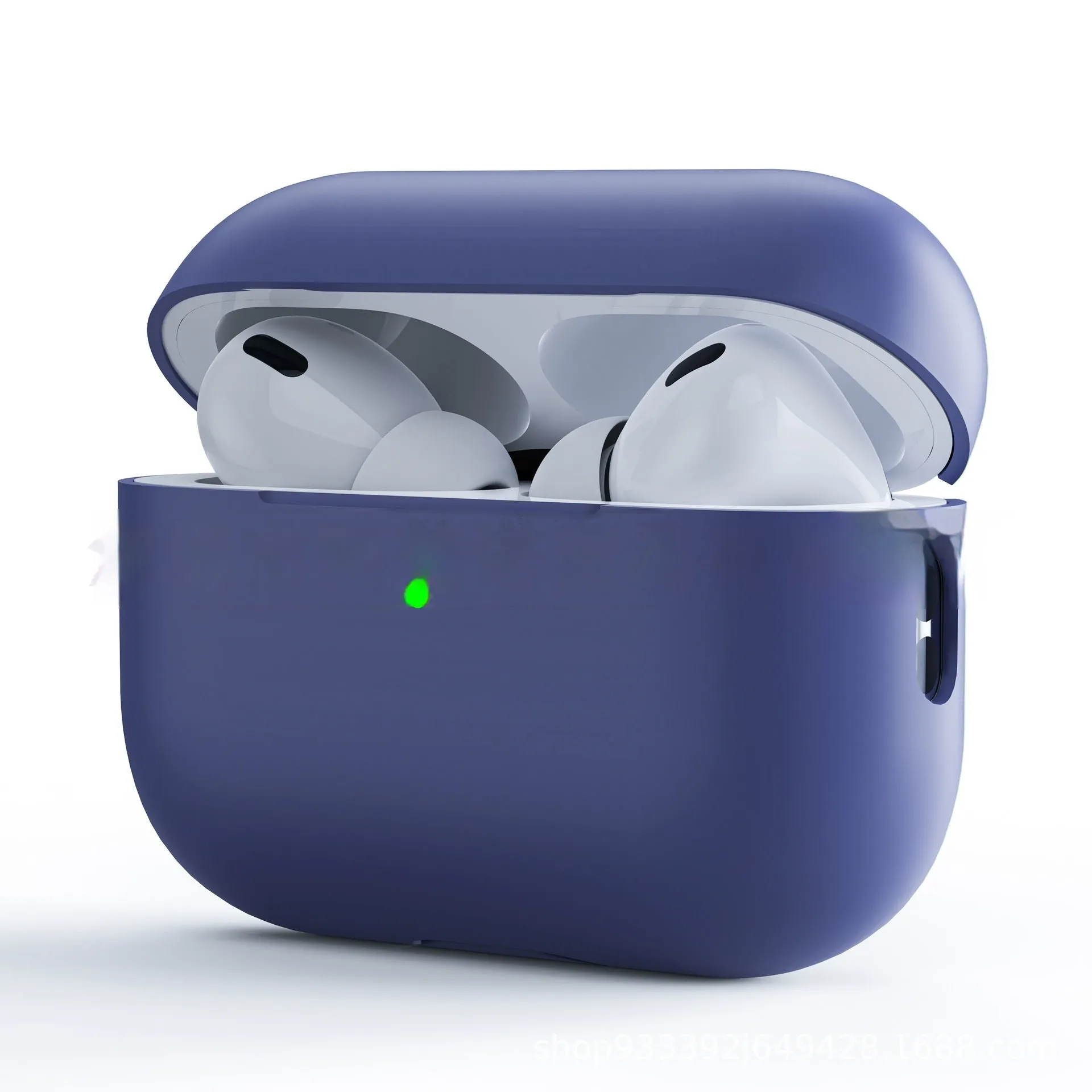Ultra-thin liquid silicone split earphone sleeve for Apple AirPods in multiple colours with embossed texture
