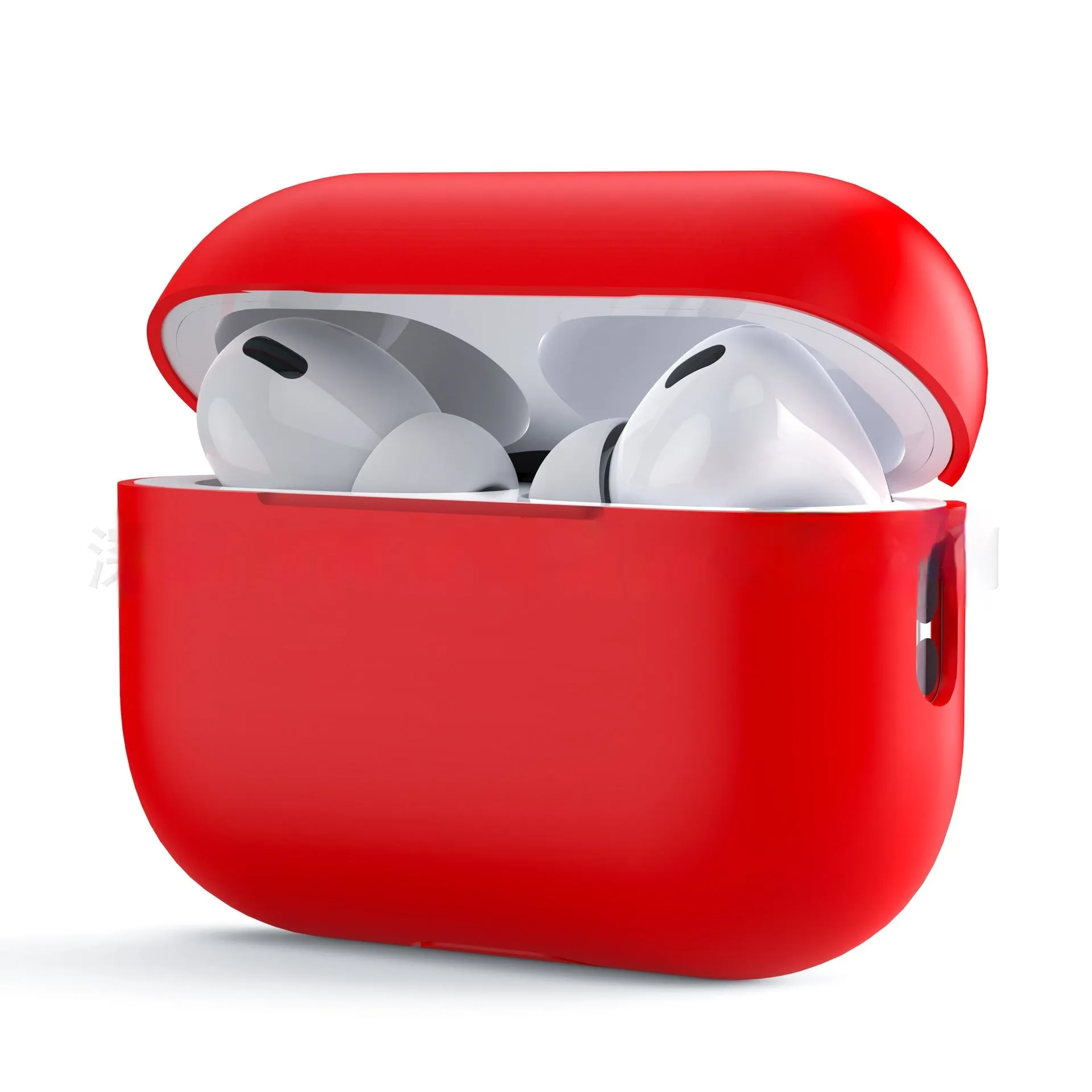 Ultra-thin liquid silicone split earphone sleeve for Apple AirPods in multiple colours with embossed texture