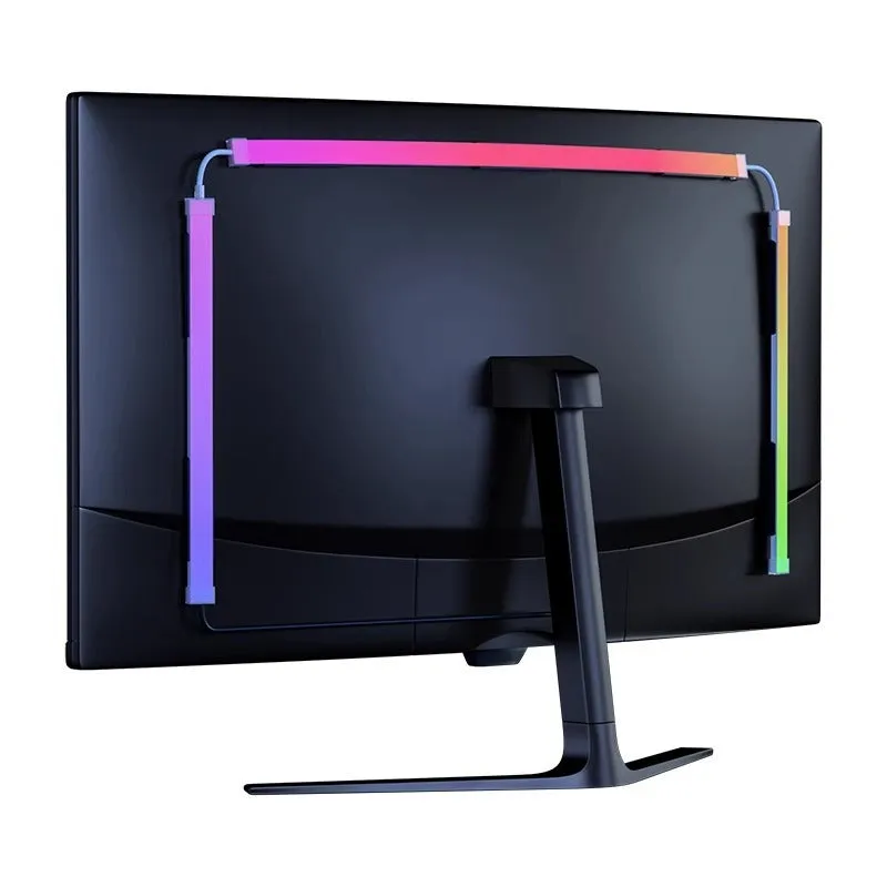 RGB esports desktop computer atmosphere backlight 5W silicone screen-sync strip IP65 for 24 inch monitor