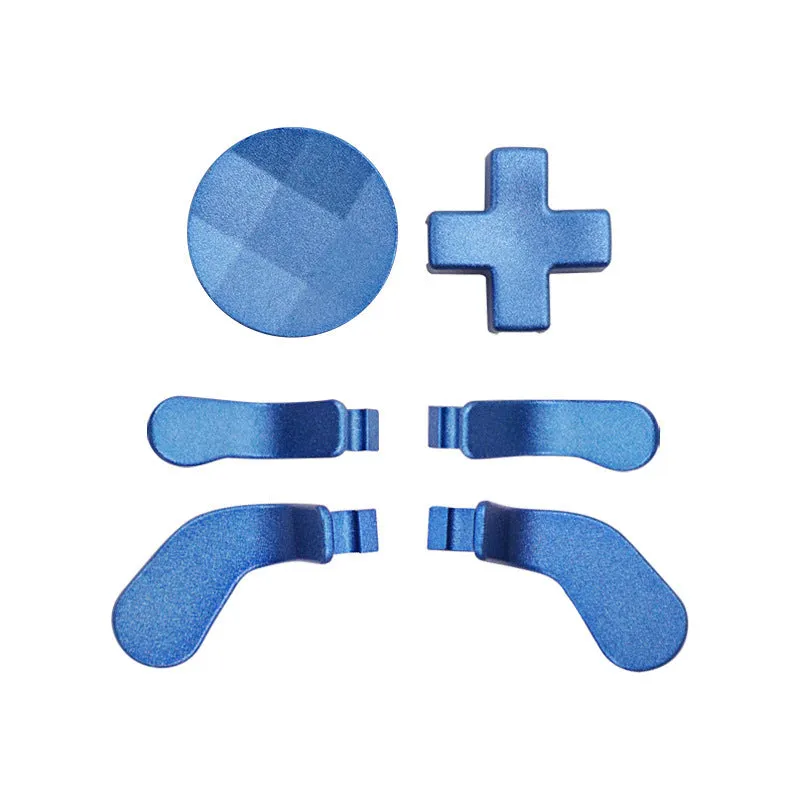 Xbox Elite 2 controller metal rocker thumbsticks and cross key replacement kit in blue with tools and storage bag