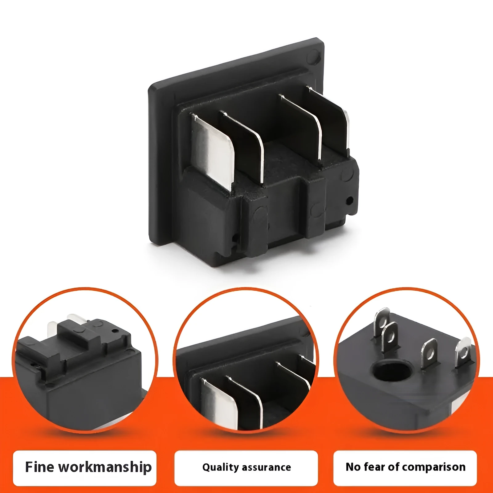 Pin electric tool copper conductive sheet accessory with Mivoch battery clip and socket