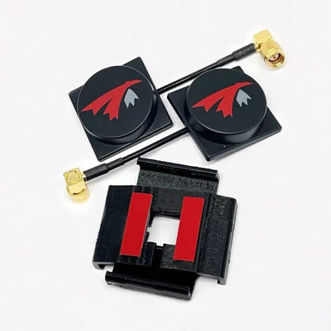 TRUERC X-AIR MKII 5.8g RHCP SMA metal receiving antenna pair for FPV drone goggles