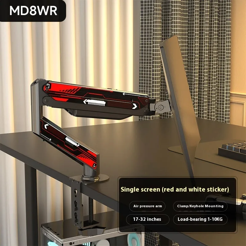 Classic black cold rolled steel monitor bracket for 17-32 inch screens with rotary arm