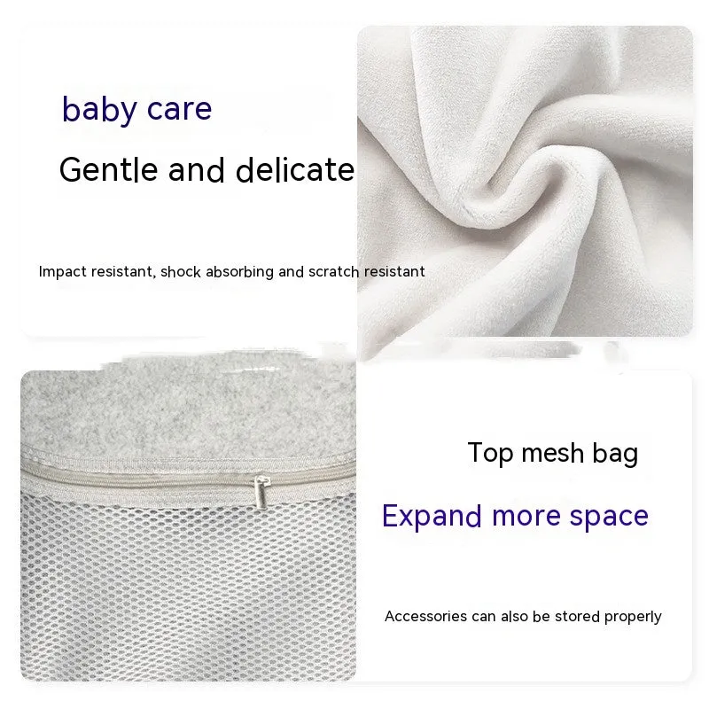 Portable felt hard case storage bag for Meta Quest3 headset and controllers in dark grey with zipper