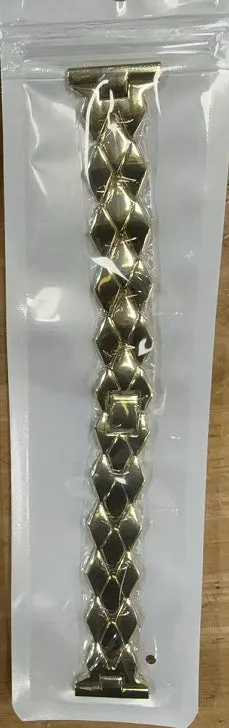 Metal chain steel band diamond strap for Apple Watch – silver colour, fits 38/40/41mm and 42/44/45/49mm cases
