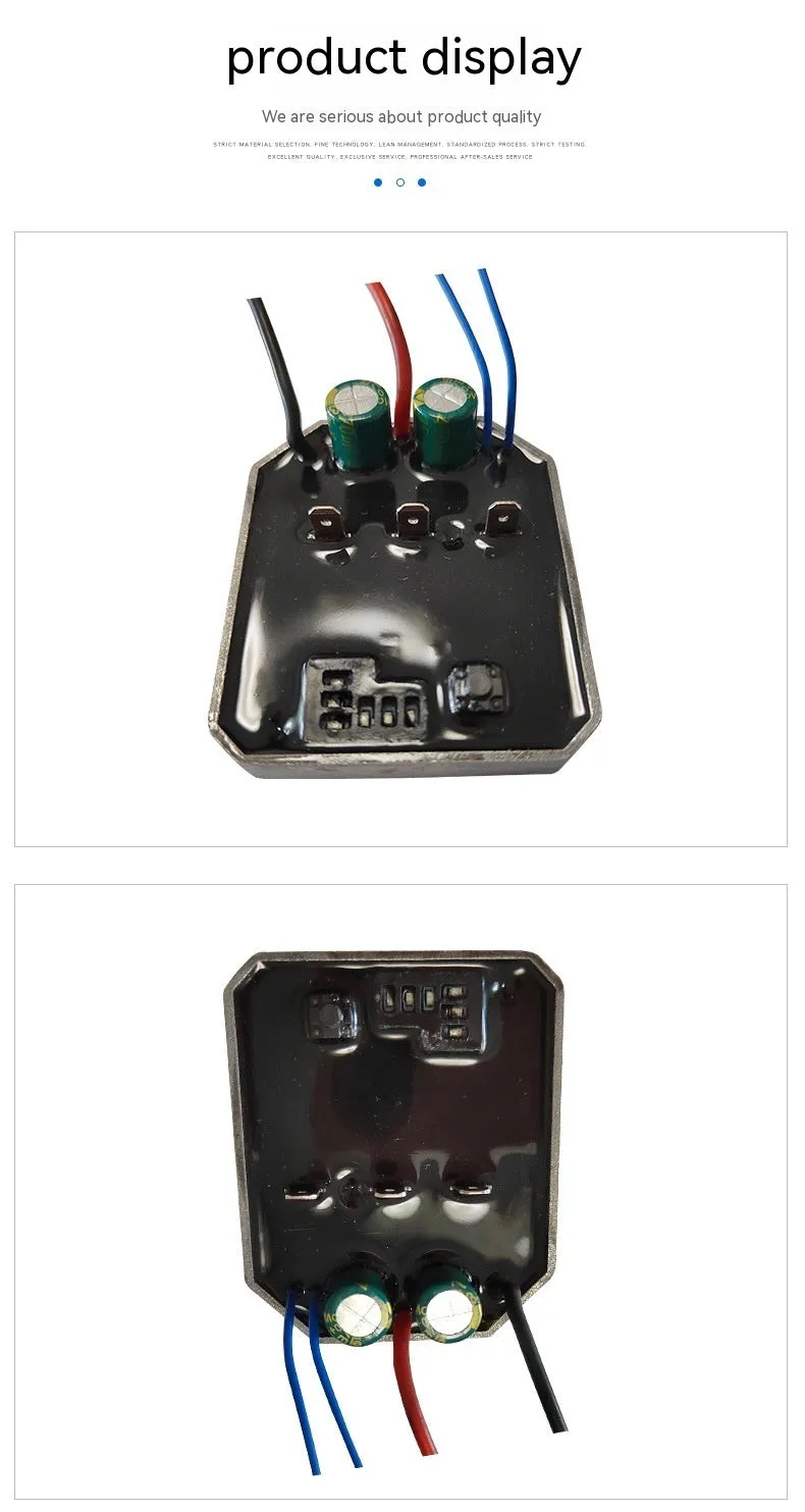 21V brushless lithium-ion angle grinder control panel board 62x52x9.5mm for power tool repair