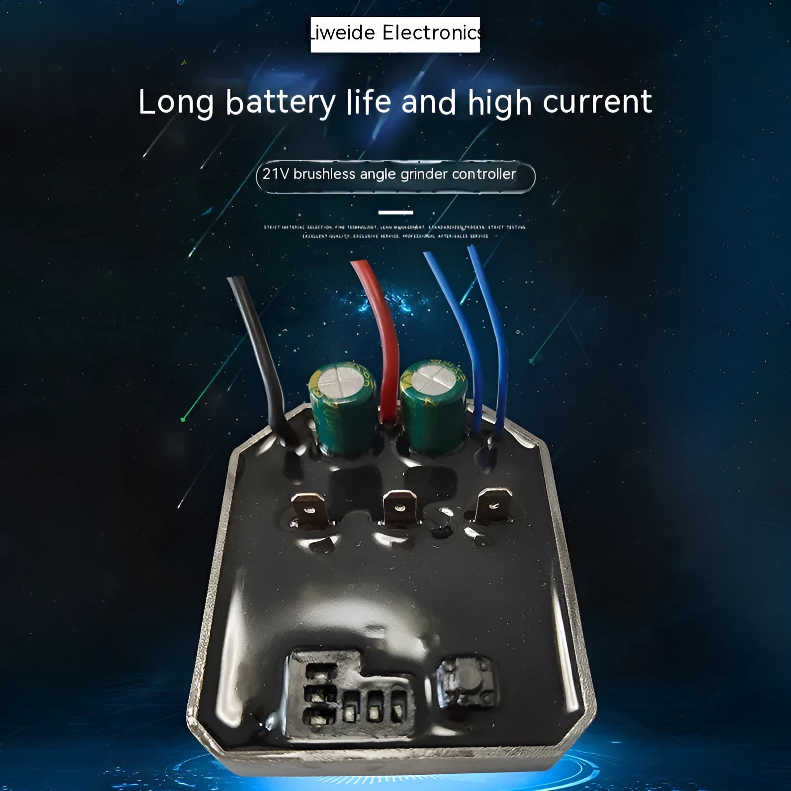21V brushless lithium-ion angle grinder control panel board 62x52x9.5mm for power tool repair