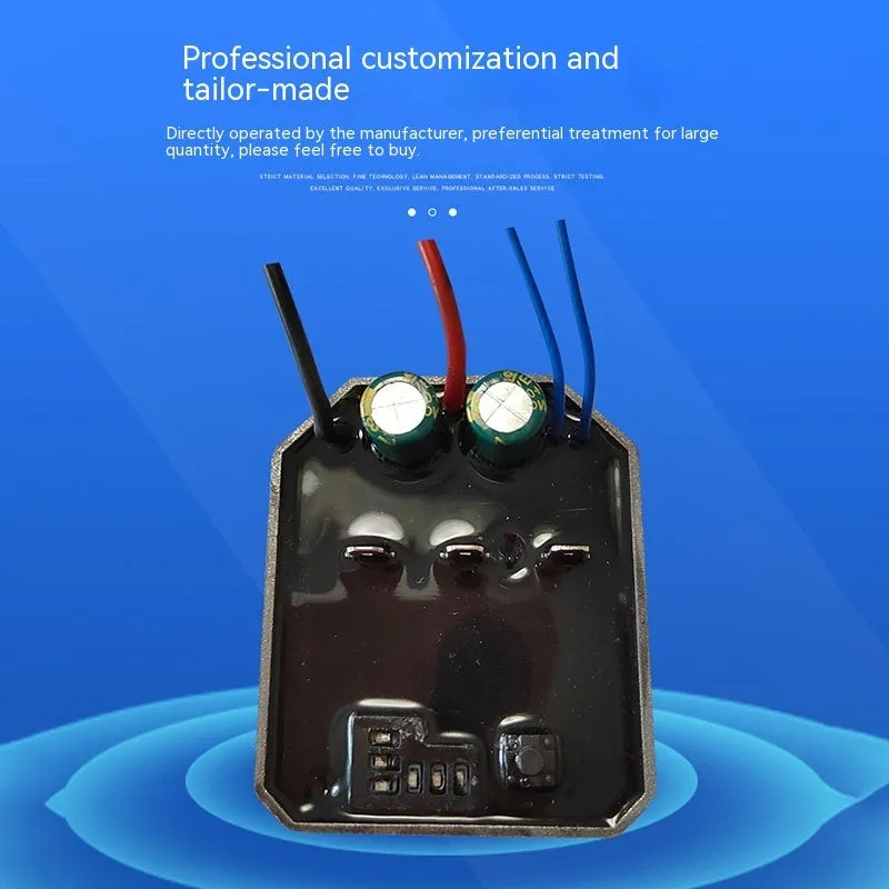 21V brushless lithium-ion angle grinder control panel board 62x52x9.5mm for power tool repair