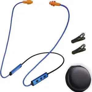 Noise-reducing Bluetooth headphones with active noise cancellation and storage bag