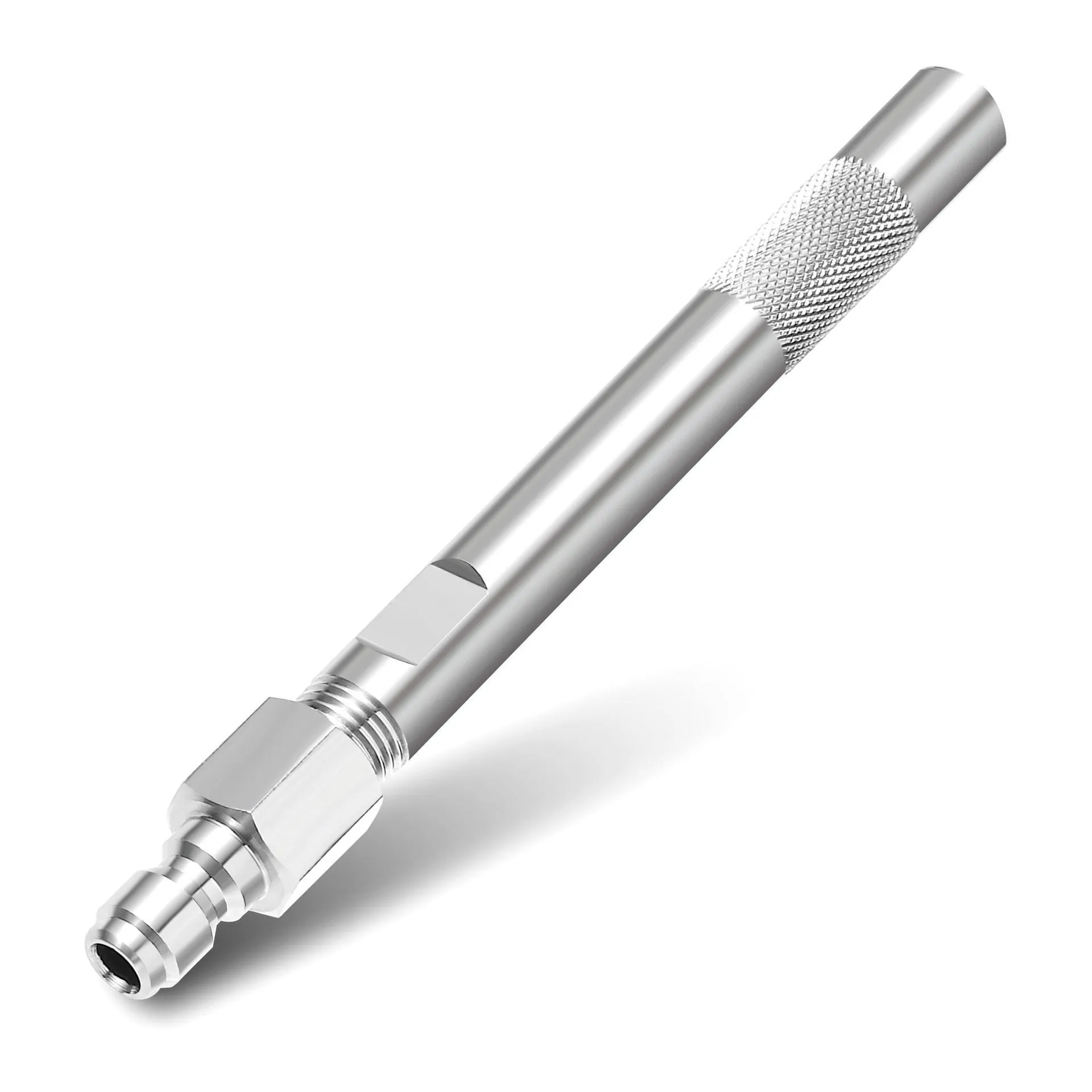 Stainless steel remote chemical nozzle for high pressure cleaning machine, 17cm length, single head