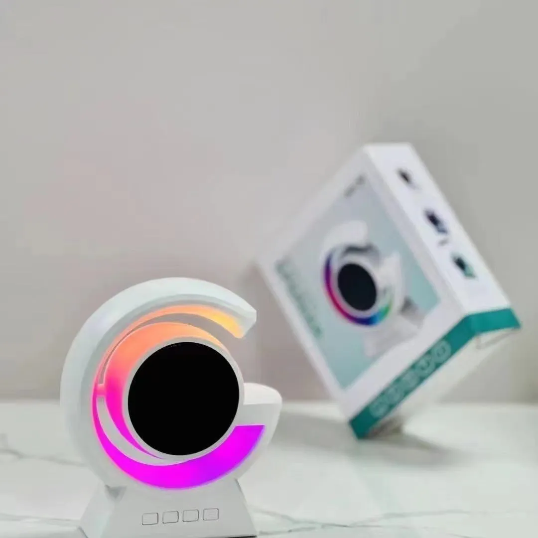Mini Bluetooth speaker with horse running light and card slot, available in multiple colours