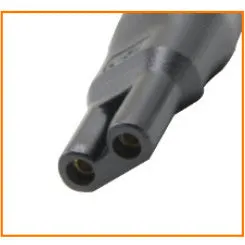 Eight-shaped two-hole USB adapter set for audio purifier and shaver with multiple colour options