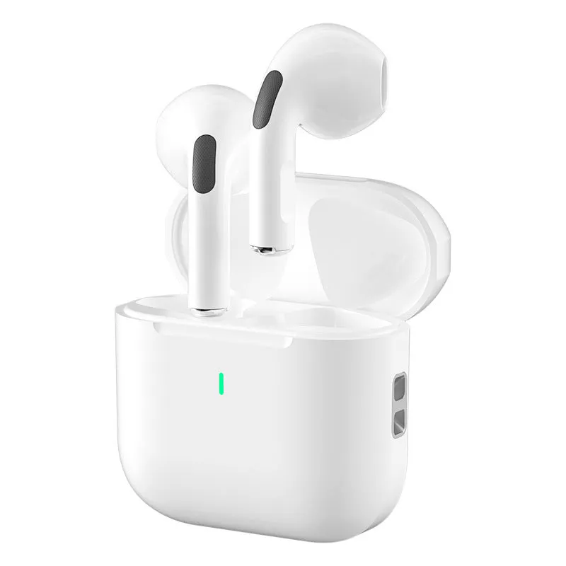 Wireless Bluetooth sports in-ear mini headset in black with charging compartment