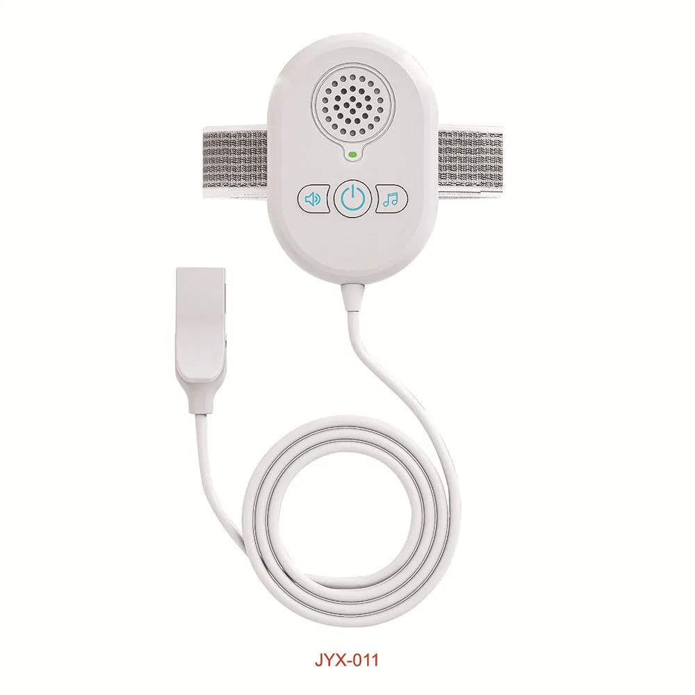 Wireless watch-style toilet trainer alarm with light, vibration, and music for children bed-wetting detection