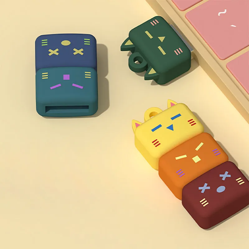 Large capacity Mini Cartoon USB flash drive with OTG adapter for mobile phone and computer dual use
