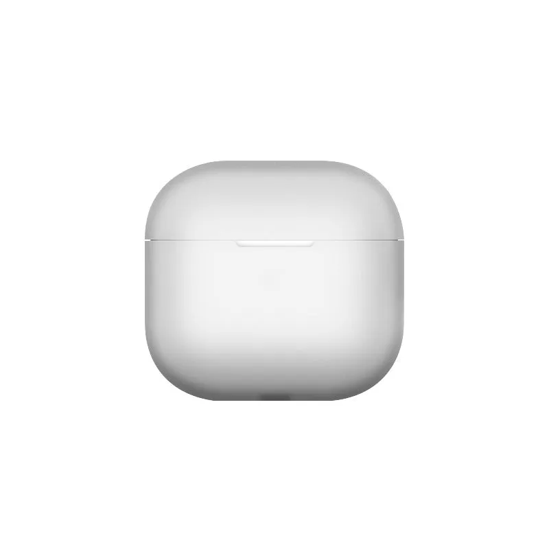 Silicone protective cover earphone sleeves for AirPods 4 in multiple colours including black, white, and pink