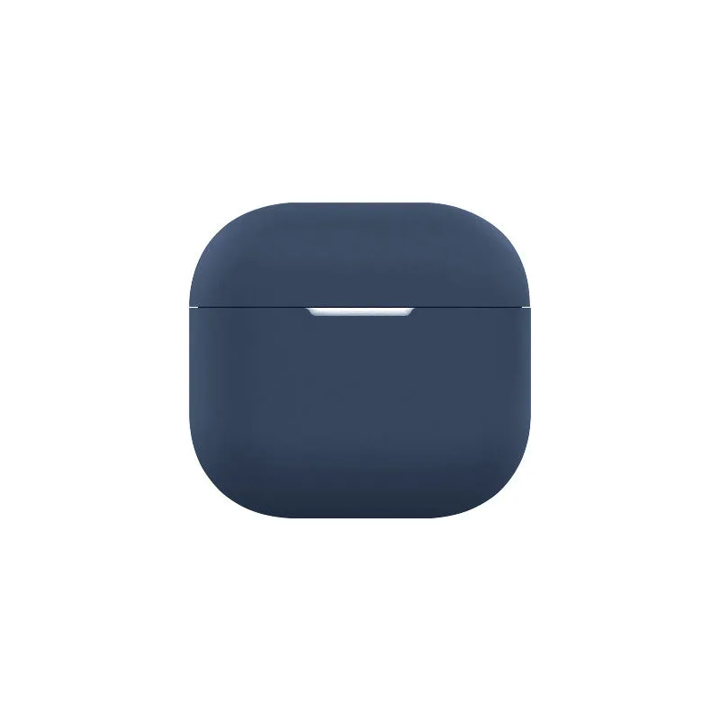 Silicone protective cover earphone sleeves for AirPods 4 in multiple colours including black, white, and pink