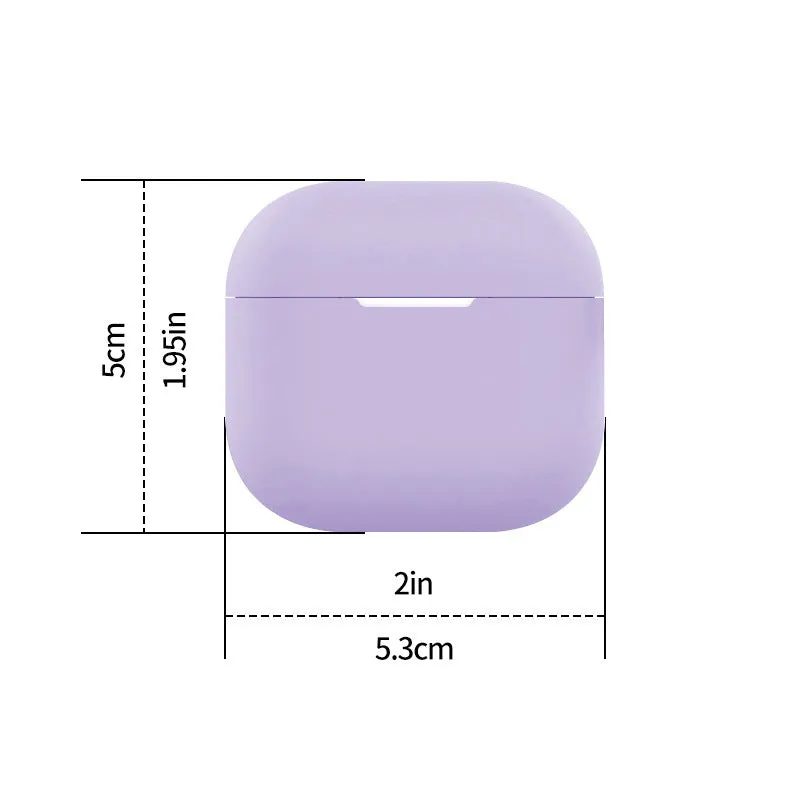 Silicone protective cover earphone sleeves for AirPods 4 in multiple colours including black, white, and pink