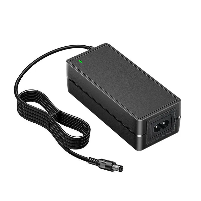 Electric swing car lithium battery charger with aviation plug measuring 115x50x32mm, option for DC 5.5x2.5mm or 5.5x2.1mm connector