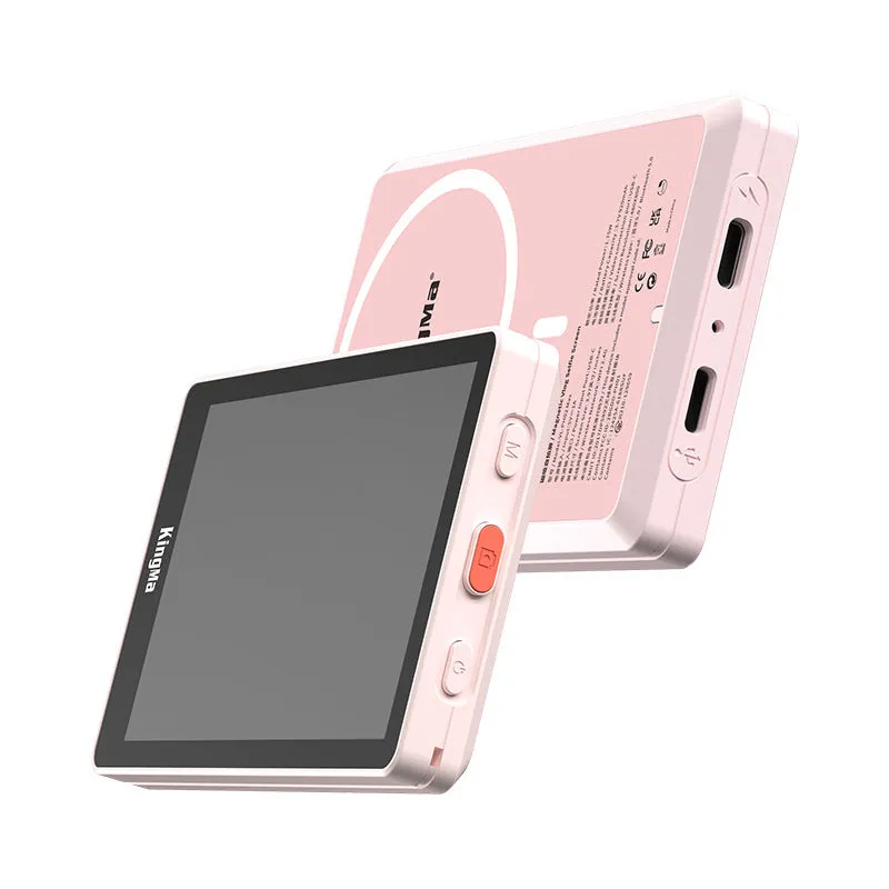 Wireless Bluetooth selfie display with 1080p resolution, lightweight 210g, clip-on design, black colour