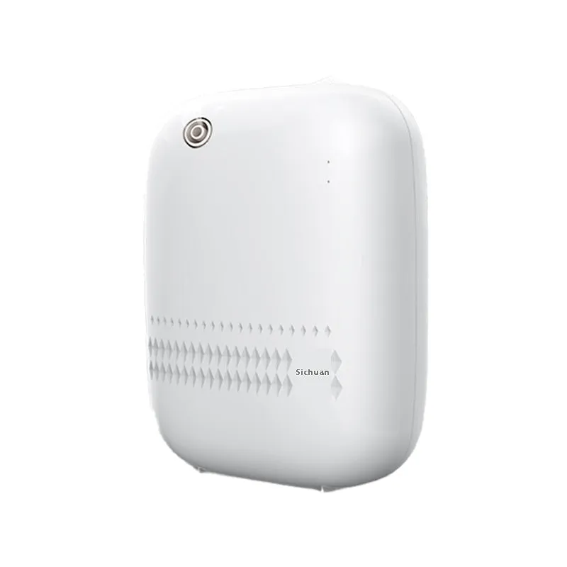 Square plastic ultrasonic aroma diffuser in black or white with Bluetooth, 36-45dB low noise, automatic home use