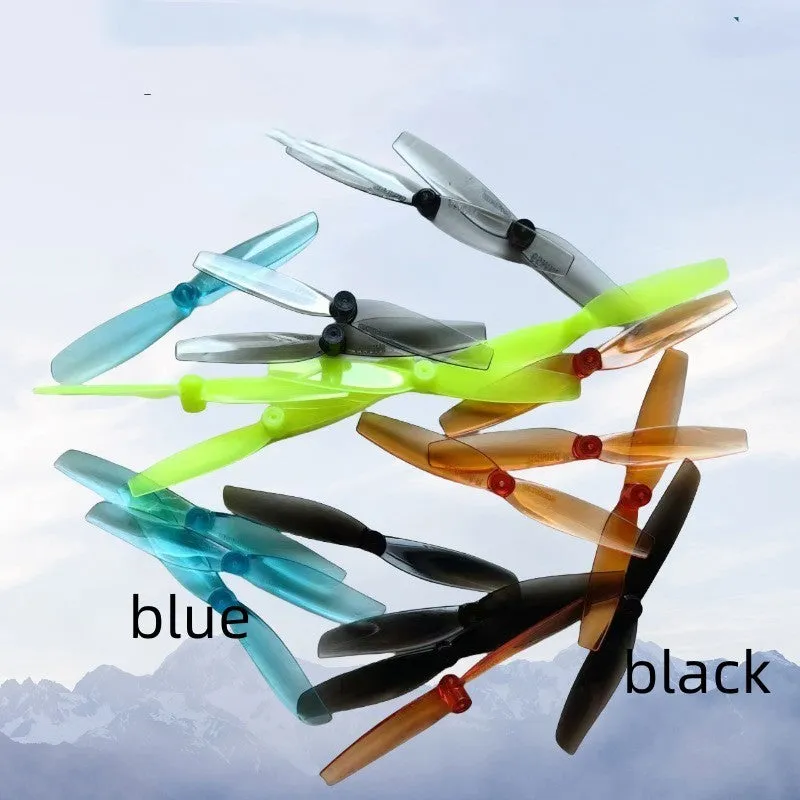 65mm two-blade PC plastic racing propeller set with positive and reverse rotation, 8 pieces