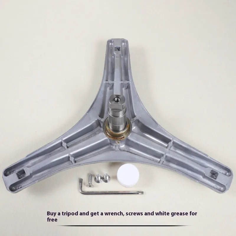 Washing machine tripod for TG70-1201EP 1201LP 1201EPS with wrench, screw and white grease on white background