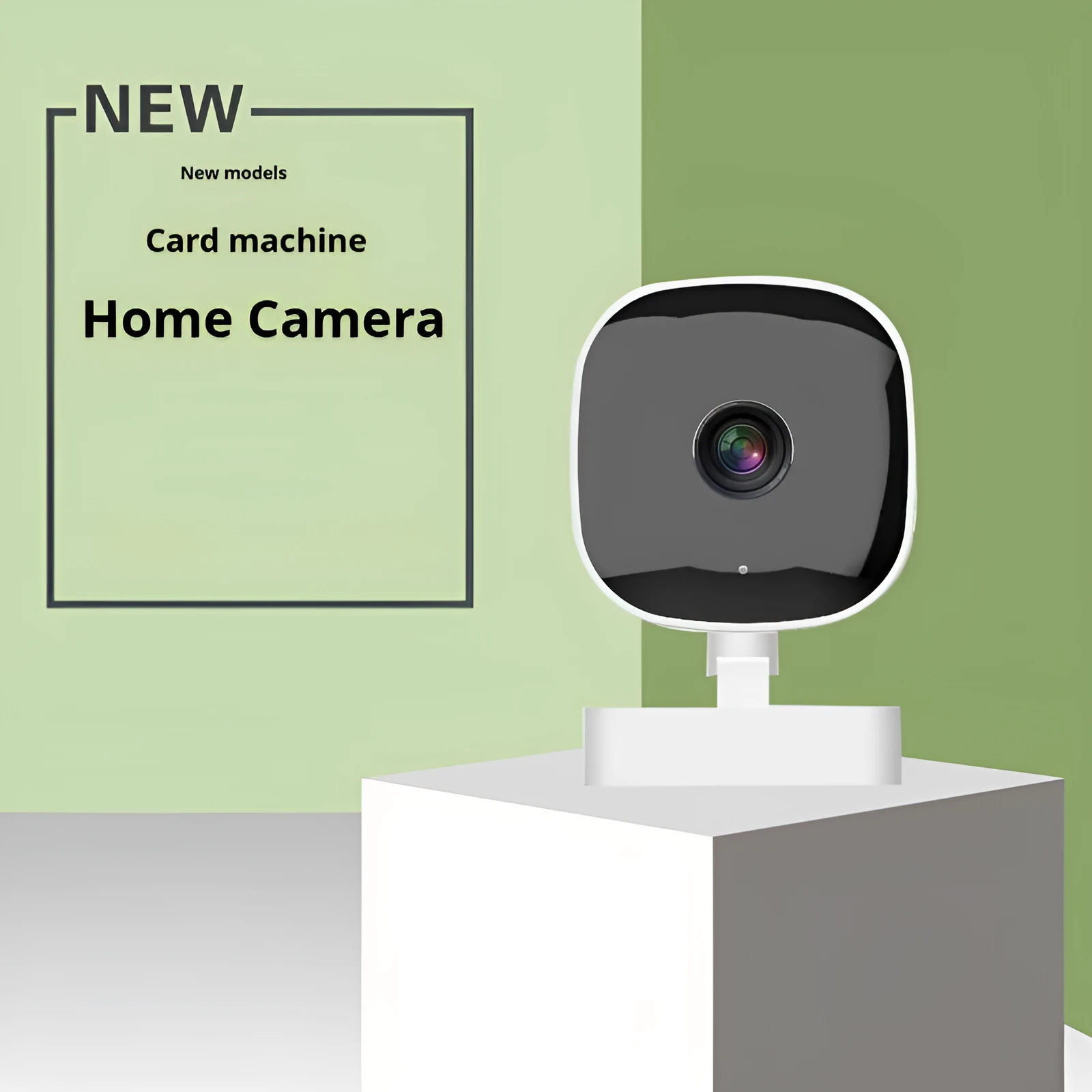 Wireless WiFi digital camera with HD wide-angle lens for indoor home surveillance with remote viewing capability