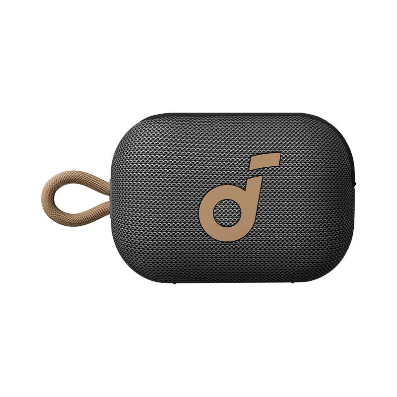Sound Kuo 4GO Bluetooth mini stereo speaker in black with waterproof design and lithium battery