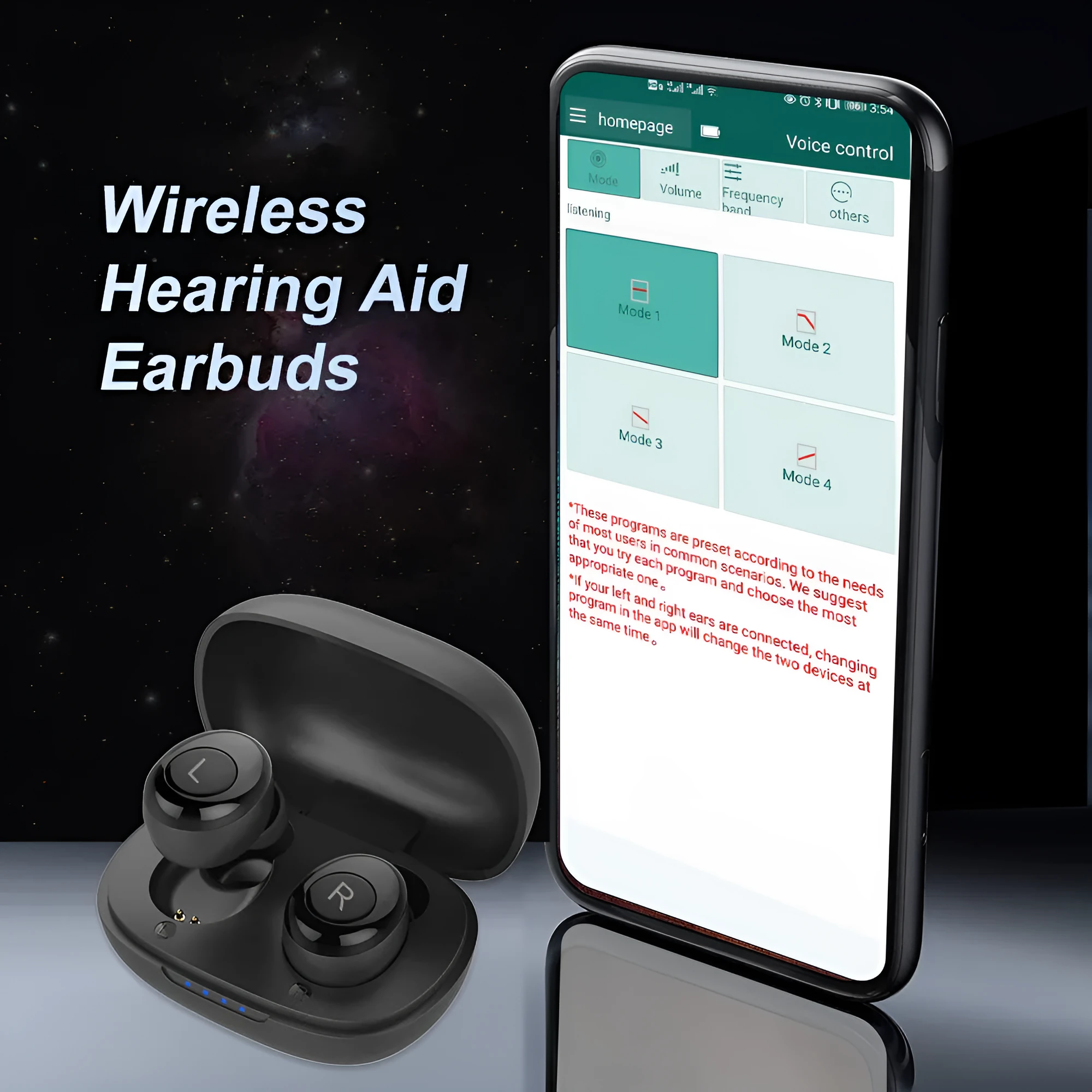 H001 rechargeable Bluetooth digital headset sound amplifier in black for swimming and wading sports made from medical plastic