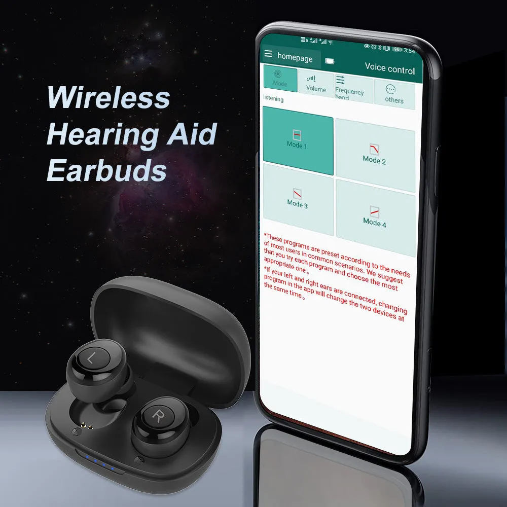 H001 rechargeable Bluetooth digital headset sound amplifier in black for swimming and wading sports made from medical plastic
